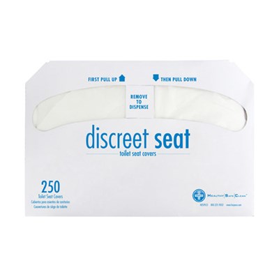 Discreet Seat® Toilet Seat Covers, Half-fold