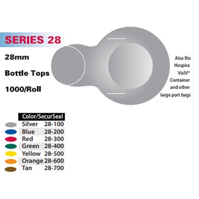Series 28 SecurSeal® IV Seal, 28mm Bottle Tops